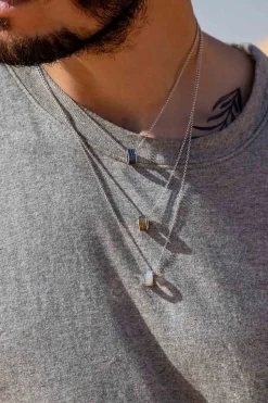 APM Monaco Adjustable Necklace With Pave Ring Pendant- Necklaces