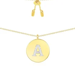 APM Monaco Alphabet Adjustable Necklace- Necklaces