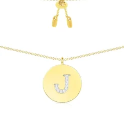 APM Monaco Alphabet Adjustable Necklace- Necklaces