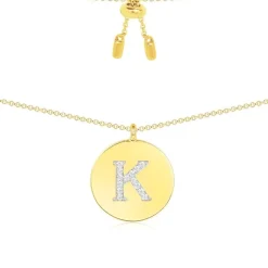 APM Monaco Alphabet Adjustable Necklace- Necklaces