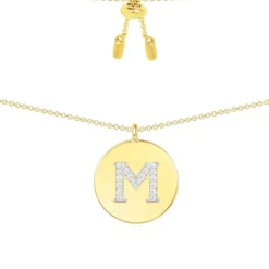 APM Monaco Alphabet Adjustable Necklace- Necklaces