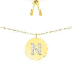 APM Monaco Alphabet Adjustable Necklace- Necklaces