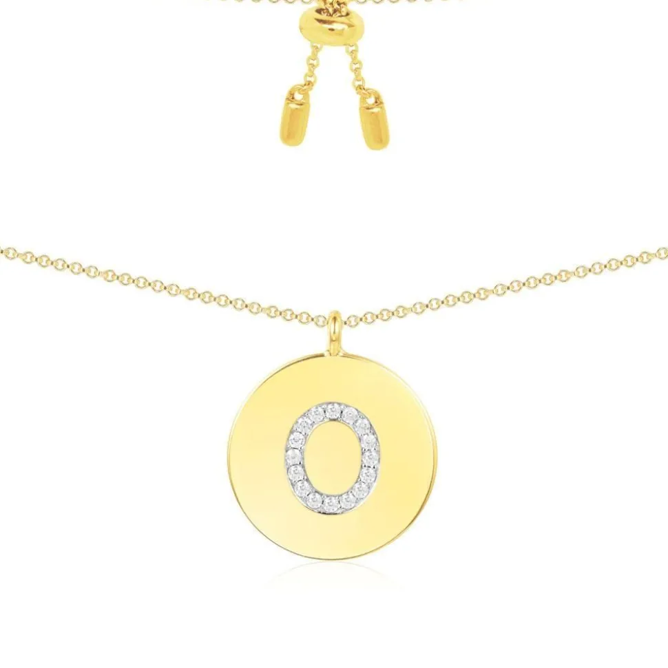 APM Monaco Alphabet Adjustable Necklace- Necklaces