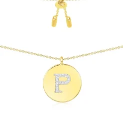 APM Monaco Alphabet Adjustable Necklace- Necklaces