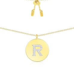 APM Monaco Alphabet Adjustable Necklace- Necklaces