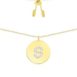 APM Monaco Alphabet Adjustable Necklace- Necklaces