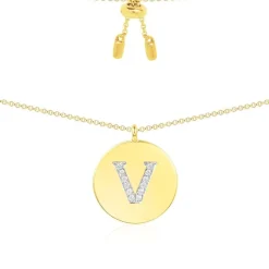 APM Monaco Alphabet Adjustable Necklace- Necklaces