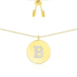 APM Monaco Alphabet Adjustable Necklace- Necklaces