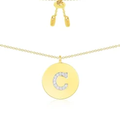 APM Monaco Alphabet Adjustable Necklace- Necklaces