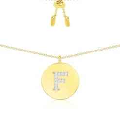 APM Monaco Alphabet Adjustable Necklace- Necklaces