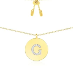 APM Monaco Alphabet Adjustable Necklace- Necklaces