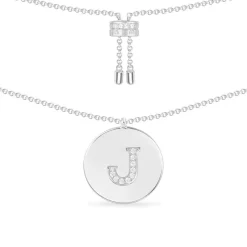 APM Monaco Alphabet Adjustable Necklace- Necklaces