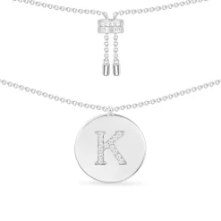 APM Monaco Alphabet Adjustable Necklace- Necklaces