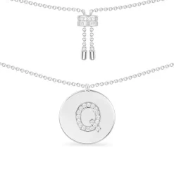 APM Monaco Alphabet Adjustable Necklace- Necklaces
