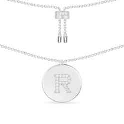 APM Monaco Alphabet Adjustable Necklace- Necklaces