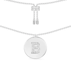 APM Monaco Alphabet Adjustable Necklace- Necklaces