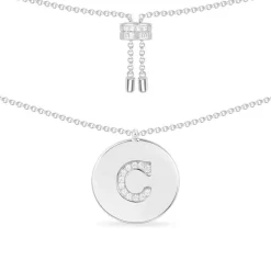 APM Monaco Alphabet Adjustable Necklace- Necklaces