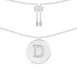 APM Monaco Alphabet Adjustable Necklace- Necklaces