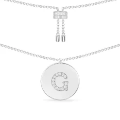 APM Monaco Alphabet Adjustable Necklace- Necklaces