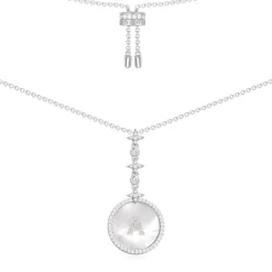 APM Monaco Alphabet Eternelle Adjustable Necklace- Necklaces