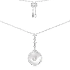 APM Monaco Alphabet Eternelle Adjustable Necklace- Necklaces