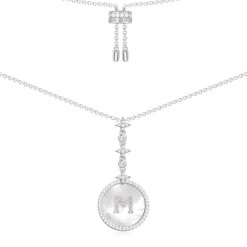 APM Monaco Alphabet Eternelle Adjustable Necklace- Necklaces