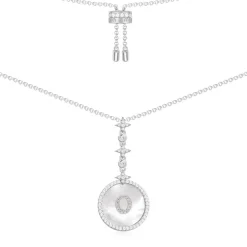 APM Monaco Alphabet Eternelle Adjustable Necklace- Necklaces