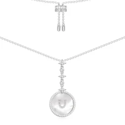 APM Monaco Alphabet Eternelle Adjustable Necklace- Necklaces