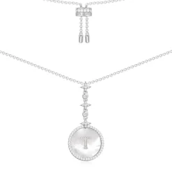 APM Monaco Alphabet Eternelle Adjustable Necklace- Necklaces