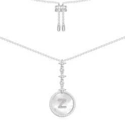 APM Monaco Alphabet Eternelle Adjustable Necklace- Necklaces