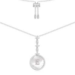 APM Monaco Alphabet Eternelle Adjustable Necklace- Necklaces