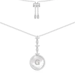 APM Monaco Alphabet Eternelle Adjustable Necklace- Necklaces