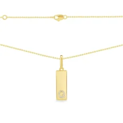 APM Monaco Alphabet Plate Necklace- Necklaces