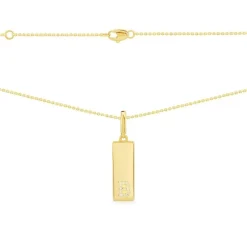 APM Monaco Alphabet Plate Necklace- Necklaces