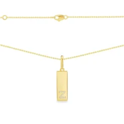 APM Monaco Alphabet Plate Necklace- Necklaces