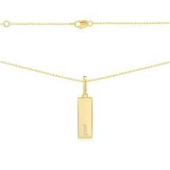 APM Monaco Alphabet Plate Necklace- Necklaces