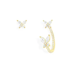 APM Monaco Asymmetric Butterfly Earrings- Earrings
