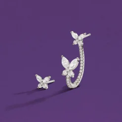APM Monaco Asymmetric Butterfly Earrings- Earrings