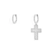 APM Monaco Asymmetric Cross Earrings- Earrings