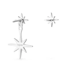 APM Monaco Asymmetric Meteorites Ear Jacket And Stud- Earrings