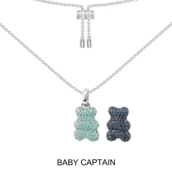 APM Monaco Baby Captain Yummy Bear (Clippable) Adjustable Necklace- Necklaces