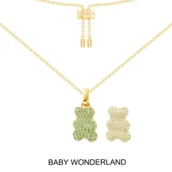 APM Monaco Baby Wonderland Yummy Bear (Clippable) Adjustable Necklace- Necklaces
