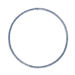 APM Monaco Blue Square Choker- Necklaces