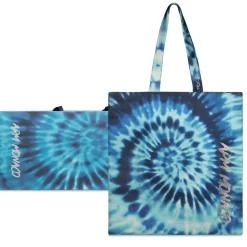 APM Monaco Blue Tie-Dye Tote Bag- Accessories