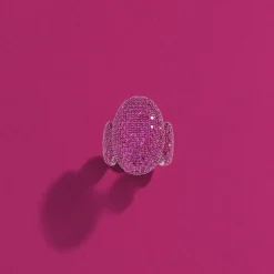 APM Monaco Bold Fuchsia Oval Ring- Rings