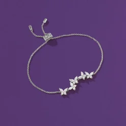 APM Monaco Butterflies Adjustable Bracelet- Bracelets
