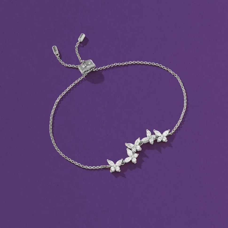 APM Monaco Butterflies Adjustable Bracelet- Bracelets