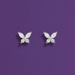 APM Monaco Butterfly Stud Earrings- Earrings