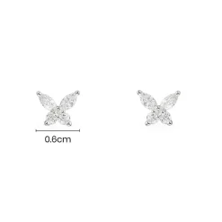 APM Monaco Butterfly Stud Earrings- Earrings