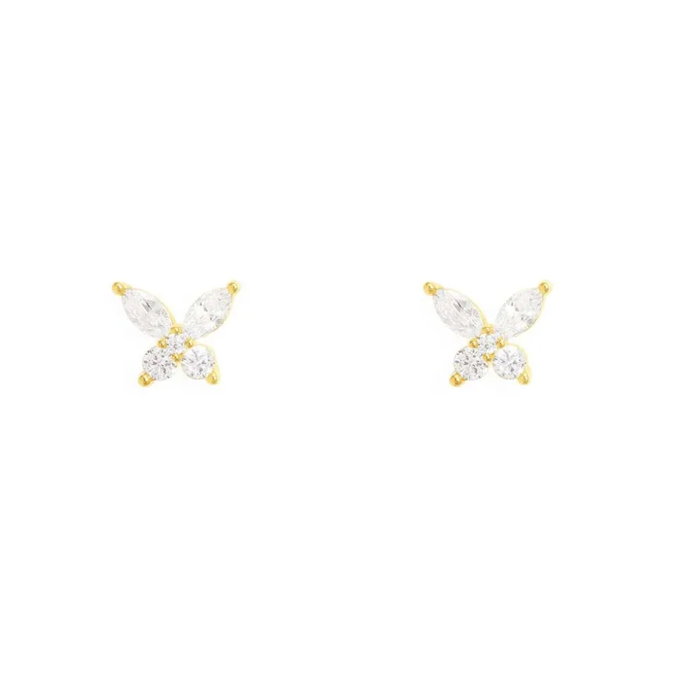 APM Monaco Butterfly Stud Earrings- Earrings